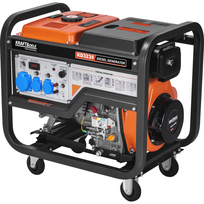 Vienfazis dyzelinis elektros generatorius 8kW Kraft&Dele, KD3235