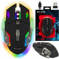 Belaidė optinė žaidimų pelė USB nešiojamam ir stacionariam kompiuteriui 2,4 GHz, juoda