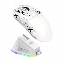 Belaidė kompiuterio pelė Attack Shark X11 balta + Grip Tape optinė