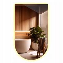 Coloray premium ovalus nupjautas LED veidrodis – 40x70 cm
