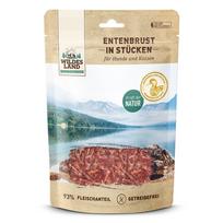 WILDES LAND Fleischsnacks Duck Breast Pieces užkandis šunims ir katėms su antiena, 200 g