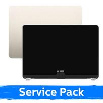 Ekranas skirtas (Pilnas su korpusu) MacBook Air M2 13" (A2681) 2022 / Gold / (Service Pack)