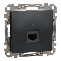 Kompiuterinis lizdas 1xRJ45 UTP Cat6 Schneider Electric Sedna Design SDD114461 (antracitas)