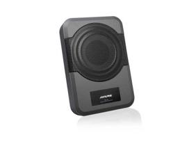 Alpine PWE-S8 aktyvinis 8" (20 cm) korpusinis žemųjų dažnių garsiakalbis su automatiniu garsiakalbių signalo jutikliu ir įmontuotu 240 W stiprintuvu