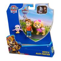Figūrėlių rinkiny Paw Patrol Skye and Alex Porter, 3 vnt.