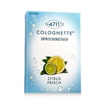 4711 Colognette Refreshing Lemon Tissues Valomosios servetėlės 20 ml Makiažo valymo servetėlės