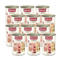 ANIMONDA Cat Carny Kitten skonis: jautiena, kalakutienos širdis 12x400g