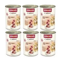 ANIMONDA Cat Carny Kitten skonis: vištienos kokteilis 6x400g