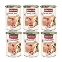 ANIMONDA GranCarno Junior skonis: jautiena + vištiena 6x400g