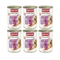 ANIMONDA GranCarno Adult Dog Skonis: jautiena + ėriena 6x400g