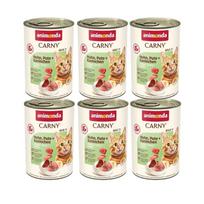 ANIMONDA Cat Carny Adult skonis: jautiena kalakutiena ir triušiena 6x400g