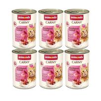 ANIMONDA Cat Carny Adult skonis: įvairių rūšių mėsos kokteilis 6x400g