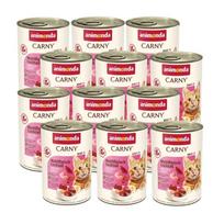 ANIMONDA Cat Carny Adult skonis: įvairių rūšių mėsos kokteilis 12x400g