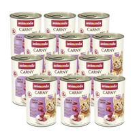 ANIMONDA Cat Carny Adult skonis: jautiena ir ėriena 12x400g