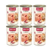 ANIMONDA Cat Carny Adult skonis: jautiena ir vištiena 6x400g