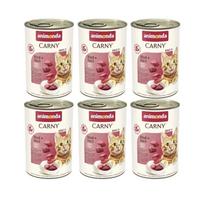ANIMONDA Cat Carny Adult skonis: jautiena ir širdys 6x400g