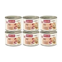ANIMONDA Cat Carny Adult skonis: jautiena ir vištiena 200g x6