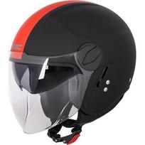 Motorolerio šalmas W-TEC Vernante - Black Matt-Corsa Red