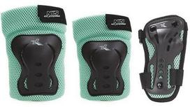 Apsaugų rinkinys Nils Extreme H706, juodas/žalias, M