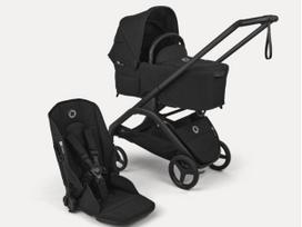 Universalus vežimėlis Bugaboo Dragonfly Plus 2in1 Heritage black/Heritage black/black frame