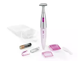 Braun Silk-épil Bikini Styler FG 1100 – 2 antgaliai, balta spalva
