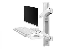 Ergotron LX Series 45-696-290 laikiklis monitoriui 34 colių sieninis baltas 10 kg