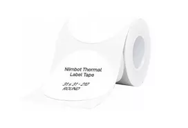 NIIMBOT T31*31 Round Direct Thermal Labels - White (210 Labels per Roll)