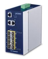 PLANET IGS-10080MFT tinklo komutatorius Valdomas Gigabit Ethernet (10/100/1000) Mėlyna, Balta