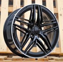 Ratlankis RACINGLINE IN3517F R19x8 5x112 ET 52 CB 66.6 (Black Polished Lip) (1075 kg)