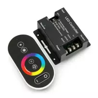 LED RGB juostos valdiklis su RF jutikliniu nuotolinio valdymo pultu