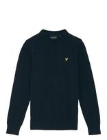 Lyle & Scott - Cotton Crew Neck Jumper - Megztinis - Tamsiai mėlyna