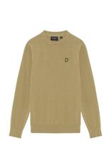 Lyle & Scott - Cotton Crew Neck Jumper - Megztinis - Smėlio
