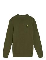Lyle & Scott - Cotton Crew Neck Jumper - Megztinis - Žalia