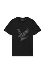 Lyle & Scott - Pixelated Eagle Graphic T-Shirt - Marškinėliai trumpomis rankovėmis - Juoda