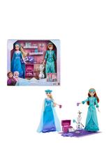 Frost - Disney Frozen Slumber Sister Set With Anna & Elsa Fashion Dolls, Olaf & 14 Accessories - Filmų ir pasakų personažų žaidimas - Mėlyna