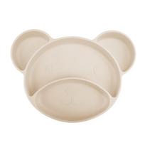 Prilimpanti silikoninė lėkštė Canpol Babies Bear, smėlinė