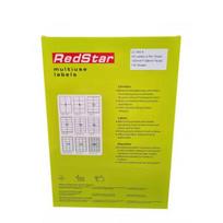 RedStar Lipnus Popierius A4, 4 etiketės, 100 ratų, LIPNOBLUA404