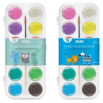 Akvareliniai dažai Interdruk BB KIDS, 12 spalvų, KAGNOB77327338