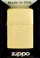 Zippo Brass Brushed 60001165 vėjui atsparus benzininis žiebtuvėlis