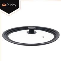 RUHHY 3 viename silikoninis-stiklinis dangtis 24/26/28 cm
