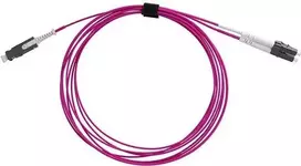 Skaidulinis optinis kabelis BlueOptics CAB-OM4-SN-LC-3M-BO SN LC OM4 3m rožinis