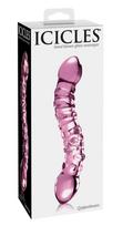 Icicles No. 55 Pink stiklinis dildo