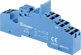 Finder Relės lizdas 1 vnt. 97.P2 Serija 46, Serija 99, Serija 86 46.52, 99.02, 86 (97.P2)