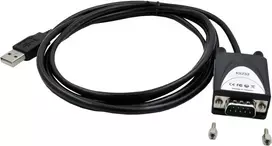 Exsys EX-1311-2-5V USB į RS-232 nuoseklus adapteris, juodas