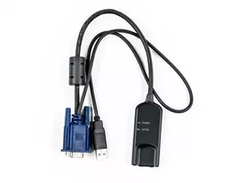 Vertiv Avocent MPUIQ-VMCHS kabelio sąsajos adapteris VGA (D-Sub) USB 2.0 Juoda, Mėlyna