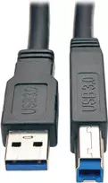 25 pėdų USB 3.0 SuperSpeed aktyvus kartotuvinis laidas A kištukas-B kištukas 25 - USB laidas - USB B tipo kištukas