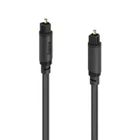 Hama 00202017 garso kabelis 3 m TOSLINK Juodas