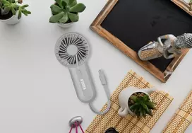N'OVEEN NOVEEN F220 USB įkraunamas rankinis ventiliatorius