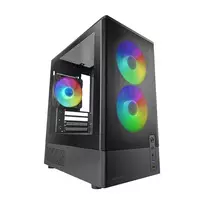 TACENS MARS MC-ONYX 3xARGB mATX Tower Case Black