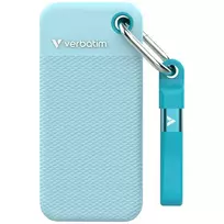 Verbatim 32325 External Drive Pocket SSD 2TB USB-C 3.2 gen.2 / black-polar blue